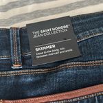 White House | Black Market Skinny Jean with Leather Details Photo 4