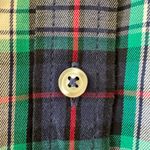 Talbots  Green Red Plaid Flannel Long Sleeve Cotton Christmas Shirt Top Holiday S Photo 6