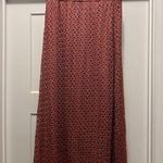Ashley Blue Deep Rose Lace Maxi Skirt Size X Photo 0