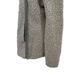 Anthropologie Angel of the North Sweater Boucle Fringe Cowl Neck Gray Large Photo 8