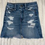 American Eagle  Dark Wash Jean Skirt Photo 0