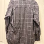 Falls Creek Grey Cotton Button Up Flannel Shirt Photo 2