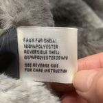 Fuda Reversible Faux fur Vest Sz M NWT Gray Size M Photo 8