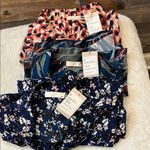 Ecru  3 Shirt Bundle Button Down Long Sleeve Size Small NWT Photo 3