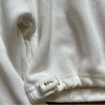 Tinsel Town Cropped Sweatshirt Women’s  XS 4 Snap Collar Drawstring Adjustable Photo 4