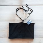 Universal Threads BUNDLE Black and multicolored halter Tie Front Top Photo 2