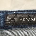 Armani Exchange  Slit Ankle Crop Capri Jeans Size 25 EUC Photo 5