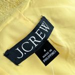 J.Crew Sophia Square Neck Tweed Midi Dress with Golden Buttons Yellow Sz 4 NWT Photo 9