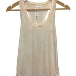 Lululemon  Athletica Womens Love Wash Pima Cotton Racerback Tank Top Beige Size 4 Photo 0
