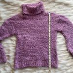 Abound  Purple Lilac Soft Plush Turtleneck Y2K Sz XS Photo 5