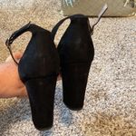 Madden Girl  Black Suede Ankle Strap Heeled Sandals Photo 3