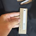 DO+BE  NWT One Shoulder‎ Mini Black Dress Puff Sleeve, L Photo 8