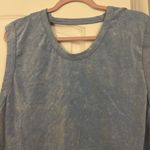 Free People Movement Blue Short Sleeve Shirt M/L Size M Photo 1