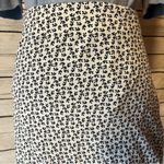 Brandy Melville  Genevieve Black and White Floral Wrap Skirt Photo 9