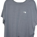 The North Face Grey Wander Crossback Top Boxy Lightweight Size 1X Crop Preppy Photo 0