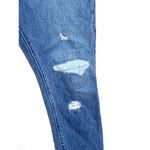 Levi's White Oak Cone Denim Selvedge 501s Skinny Button Distressed Womens 27 x 28 Photo 3