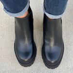 Soda Black Chunky Heel Ankle Bootie Photo 2