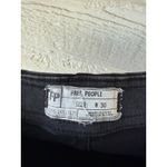Free People  Women's Black Wash Flare‎ Leg Pull On Jeans Size 30 Photo 3