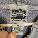 New York Laundry  Blue Full Zip Cotton Athleisure Fleece Hoodie Sweatshirt Sze XL Photo 4