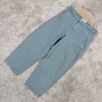 Everlane  Women’s The Utility Barrel Cropped Ankle Pants High Rise Bluish Gray 8 Photo 3