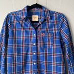 Hollister  Shirt Womens M Y2K Cotton Stretch Plaid Western Rodeo Cowgirl Festival Photo 2