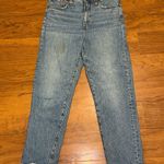 Madewell Classic Straight Denim Jeans Medium Wash Ankle size 26 Photo 1