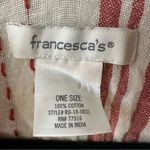 Francesca’s Robe Womens One Size Striped Kimono Wrap Open Front Boho Cardigan Photo 1