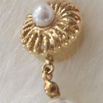 Small Pearl Rhinestone Bracelet Gold Photo 4