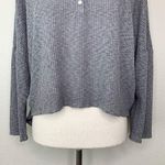 Urban Outfitters Holland Thermal Henley Oversized Top Photo 5