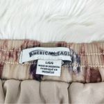 American Eagle  Burnout Velvet Floral Mini Skirt Size Large Purple Cream Fall Photo 5