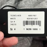 Paige Womens Kara Pants 4 NWT $279 Wide Leg Trouser Knit Heather Gray Pleat Photo 7