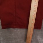 Judy Blue Wide Leg Jeans Women's Size 15/32 Burgundy Red Front Seam High Rise Photo 5