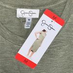 Jessica Simpson  NWT Size M Loden Green Split High-Low Hemline Knit Lounge Dress Photo 4