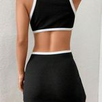 Black and white cutout dress Photo 2