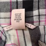 Victoria's Secret Pajama Set Womens Medium Flannel Plaid Sleepwear Loungewear Photo 3