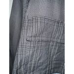 Ruti Gray Plaid Pullover Hoodie Drawstring Hem‎ Long Sleeve S/M Size 4 Photo 3