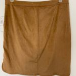 Jolt #123  camel vegan suede mini skirt Photo 10