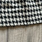 Houndstooth wide leg pants Black Photo 5