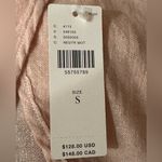 Anthropologie  Amadi Blazer Pink Metallic Linen Blend Oversized NWT. Sz S. Photo 9