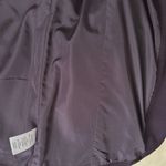 Coldwater Creek  Sz 12 EUC deep purple blazer w/ 2 buttons and pocket flaps Photo 4
