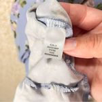 SO Imperfect floral mini dress stretchy short sleeved ruffle hem sundress  large Photo 8