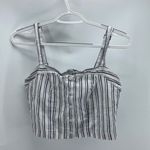 Brandy Melville  striped cropped tank top summer festival vacation cottage core Photo 2