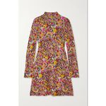 LA DOUBLEJ A line Suitcase Dress Tripping Nero in Fluid Jersey size XS Orange Photo 1