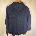 Free People  Dylan Tweedy Size Medium Boho Cowl Neck Wool Blend Sweater Outdoor Photo 6