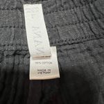 Zenana Outfitters Black Gauze Cotton Lounge Shorts Drawstring Elastic Waist L Photo 2