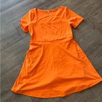 HYZ Vibrant Orange short Dress Size L Photo 3