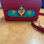 Lounge Fly  Red and Blue Shoulder Bag with Heart Lock Snow White Evil Witch Photo 1