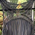Urban Outfitters Striped Boho Dress w Crochet Photo 1