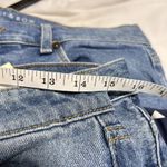 Austin Landing Shorts Womens Size 7 Blue High Rise Loose Fit Denim Jorts Bermuda Photo 1