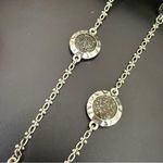 Lia Sophia Silver-tone Molecule Black Sparkly Center Accent 30”Necklace 31g. Photo 3